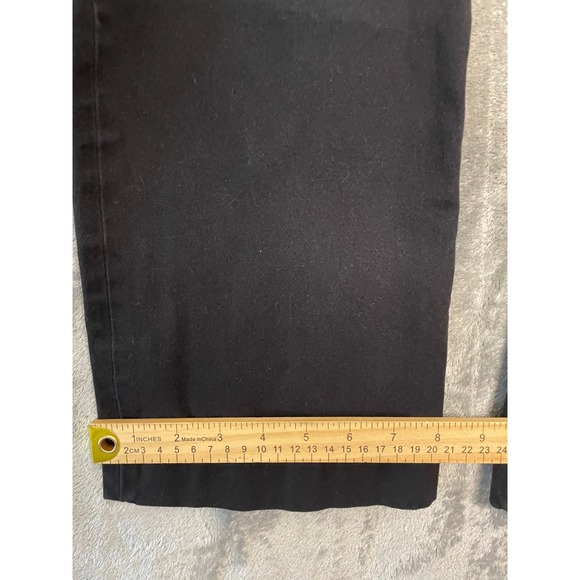 Spanx on the go kick crop flare pants small black pull on stretch comfort career - Picture 9 of 9